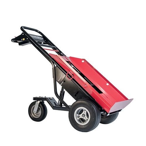 Magliner Motorized Hand Truck with Foam Filled Tires and Cylinder Plate - MHT75BB